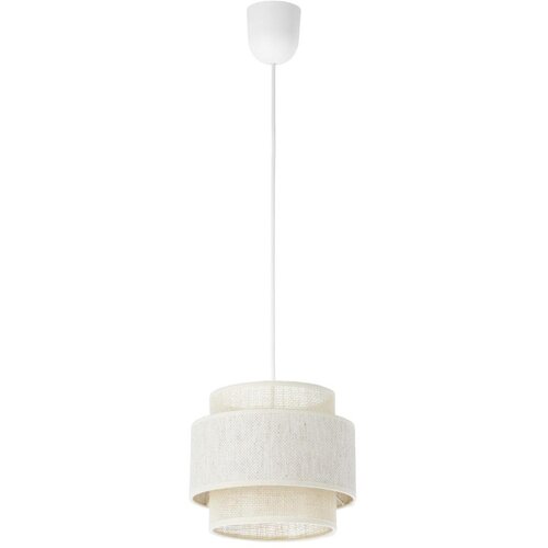  Luster na kablu BOHO 1xE27/60W/230V prečnik 20 cm krem/juta Cene