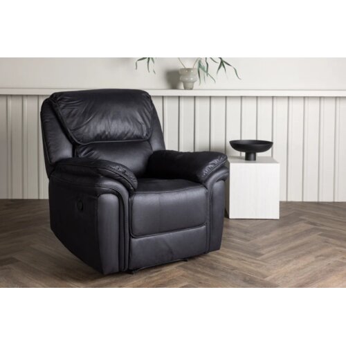 Venture Home fotelja s recliner funkcijom Saranda, crna Cijene