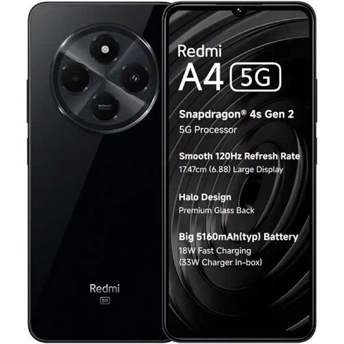 XIAOMI REDMI A4 5G 4GB/128GB Black Slike