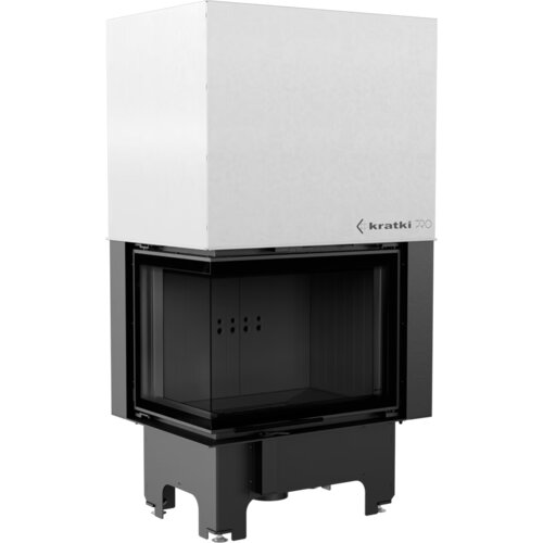 Kratki vgradni kamin VNL/700/480/BLACK zračni Cene