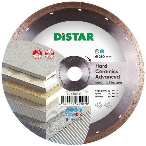  DISTAR HARD CERAMICS ADVANCED DIAMOND BLADE 250 x 1.5 x 10 x 25.4 Cijene