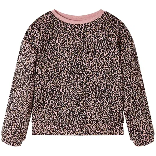 vidaXL Otroški pulover srednje roza 116