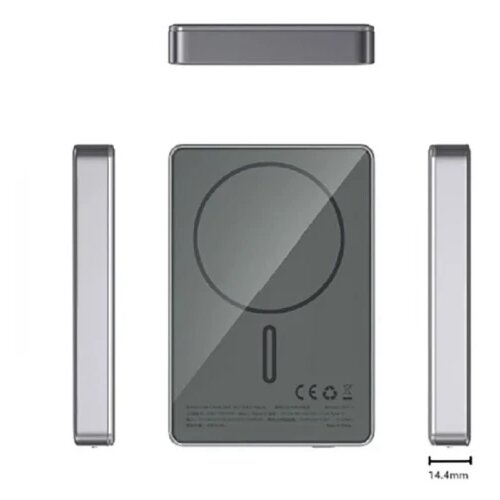 Puridea apollon power bank bezični 15W 10000 mah alu sivi Cene
