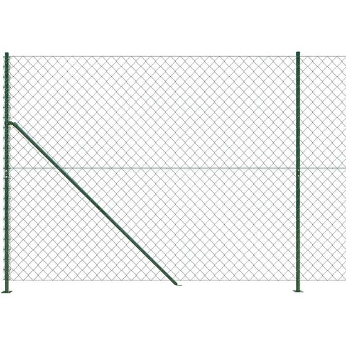  Žičana ograda s prirubnicom zelena 1,4 x 25 m Slike