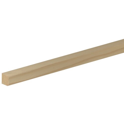 X četvrtasti profil (1 m 2 cm 2 cm, smreka-bor) Slike