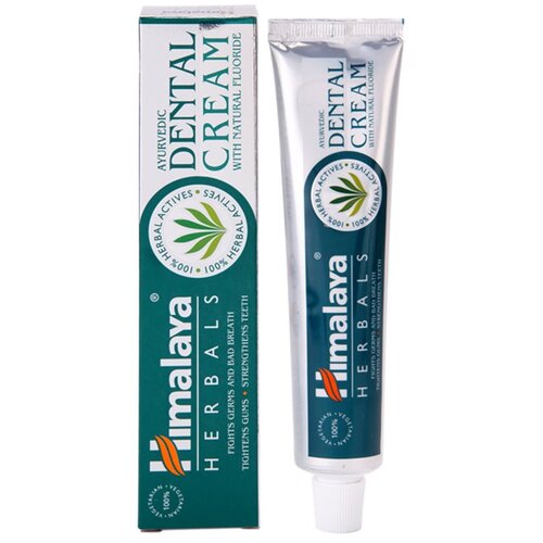 Himalaya Herbals Oral Care Ayurvedic Dental Cream zeli&amp;scaron;čna zobna pasta s fluoridom me&amp;scaron;anica barv 100 g Slike