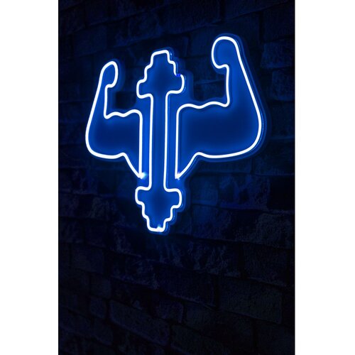Wallity Dekorativna plastična LED rasveta Gym Dumbbells WorkOut Blue Cene