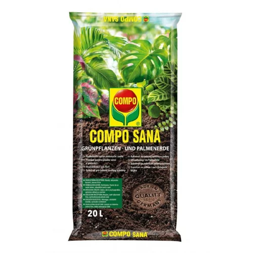 COMPO Substrat za zelene rastline in palme Compo Sana (20 l)