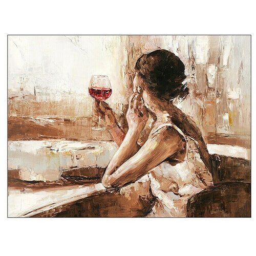 ProArt Young Living Slika na platnu (Girl with Wine Glass, &Scaron; x V: 120 x 90 cm) Cene