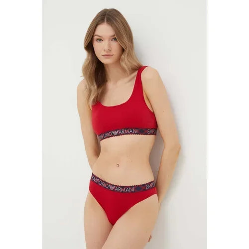 Emporio Armani Underwear Komplet grudnjak i gaćice boja: crvena