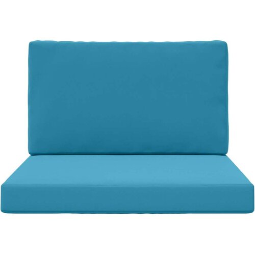  Jastuk za vanjsku sofU 2 pcs Kraljevsko plava Poliester - Kraljevski plava 80 x 80 cm 1x sjedalo +1x naslon (3D bez bartaga) Slike