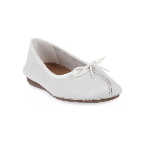 Clarks Balerinke FRECKLE ICE WHITE Bela Slike