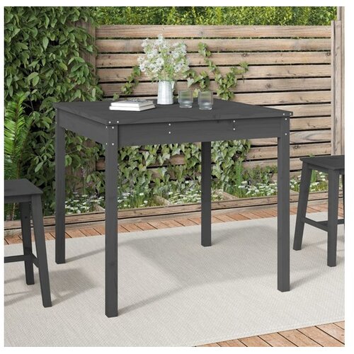  Vrtni stol sivi 82 5 x 82 5 x 76 cm od masivne borovine Cijene