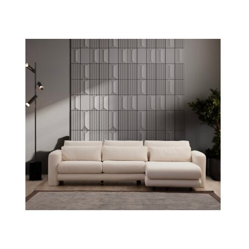 Atelier Del Sofa Lily Corner Right Ugaona garnitura, Krem Slike