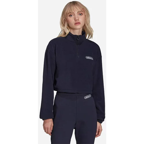 Adidas Originals 1/4-Zip Cropped Sweater 'Trend Pack' HL0052