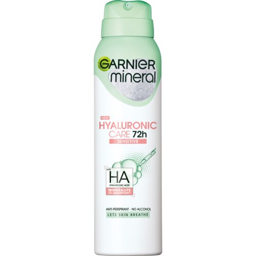 Garnier mineral hyaluronic care 72H dezodorans 150ml Slike