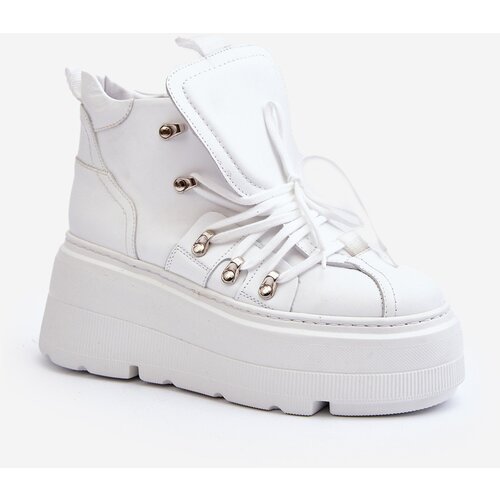 Zazoo 3416 Leather Women&amp;#039;s Sports Shoes White Slike