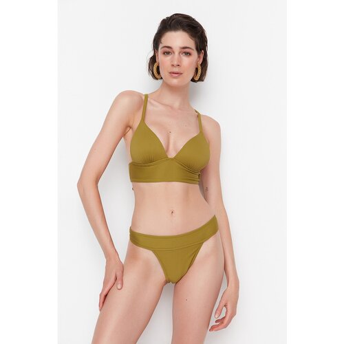 Trendyol Green Back Detailed Bikini Top Slike