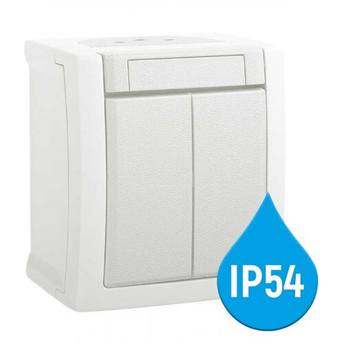 Panasonic Serijski prekidač beli OG 10A 250V IP54 WPTC4009-2WH EU2 PACIFIC Cene
