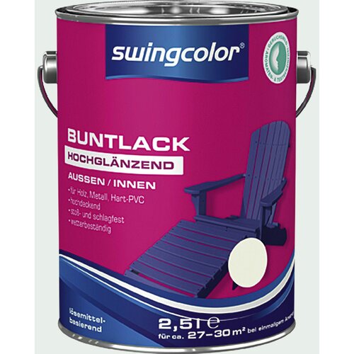 SWINGCOLOR Lak u boji (Plave boje, 2,5 l, Visokog sjaja) Cijene
