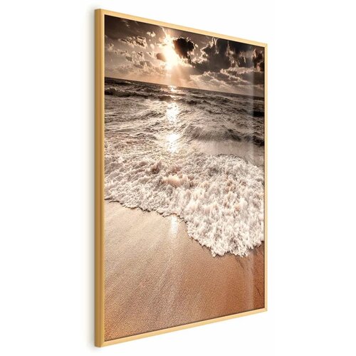  Plakat - Space of Waves 21x30 Zlatni okvir Cijene
