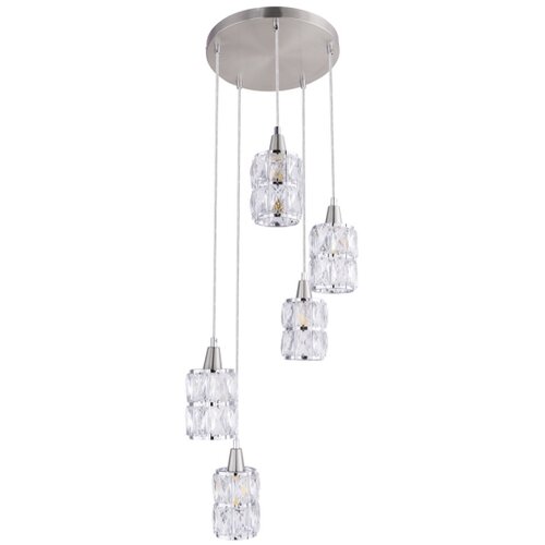 Globo 15760-5 - visilica na sajli WOLLI 5xE14/40W/230V Slike