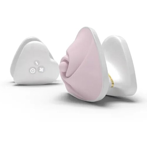 Mystim Hearts Desire Lay-On Vibrator Rose Cene