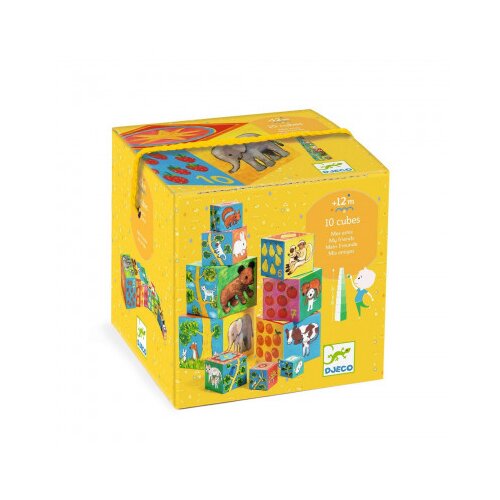 Djeco Zložljive kocke piramida &amp;ndash; Moji prijatelji Slike
