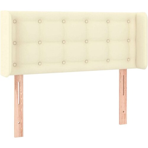  Uzglavlje krem 103x16x78/88 cm od od umjetne kože Slike