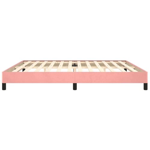 VidaXL okvir za krevet ružičasti 200x200 cm bar&amp;scaron;unasti Slike