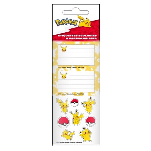 LA PLUME DOREE POKEMON - PIKACHU - &amp;scaron;olske nalepke Slike