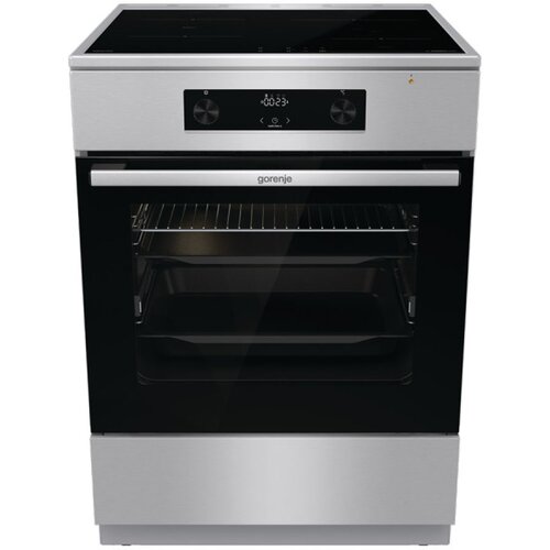 Gorenje GEIT6C60XPG indukcijski &scaron;tednjak, 60 cm, 71 l, inox, 4 indukcijska zona Cijene