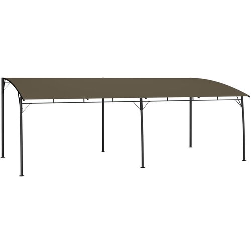 vidaXL Vrtni nadstrešek za senco 6x3x2,55 m taupe Cene