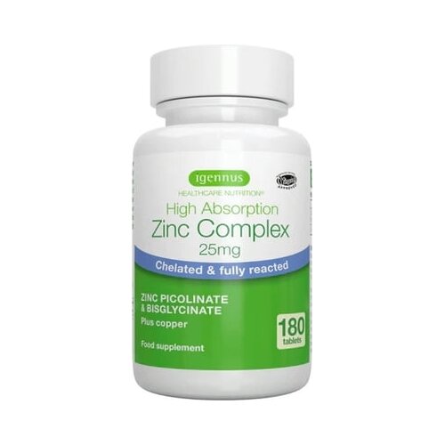 Igennus Cinkov kompleks 25 mg - 180 tabl. Cene
