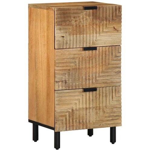  Komoda smeđa 40x33x75 cm Puno drvo Mango Slike