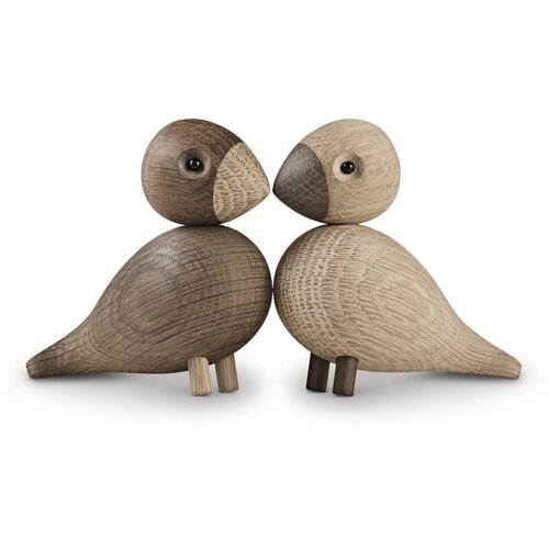 Kay Bojesen Denmark set od 2 kipića od punog hrasta Kay Bojesen Danska Lovebirds Slike