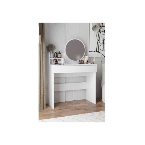 Hanah home Stol za &amp;scaron;minkanje Harmony Mini Okrugli, 90 x 40 x 133 cm, Bijeli Slike