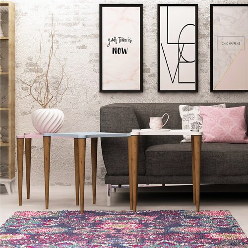 Lessentiel Maison set klub stolova, 3 komada Tremo Šareni Cene