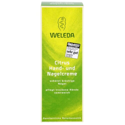 Weleda Citrus Hand and Nail krema za nego suhih rok in krhkih nohtov 50 ml za ženske Slike