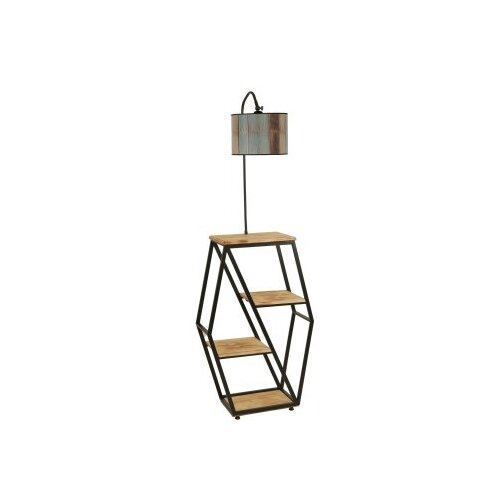 Opviq Sembol Yanık Lambader Silindir Renkli Abajurlu Multicolor Floor Lamp Slike