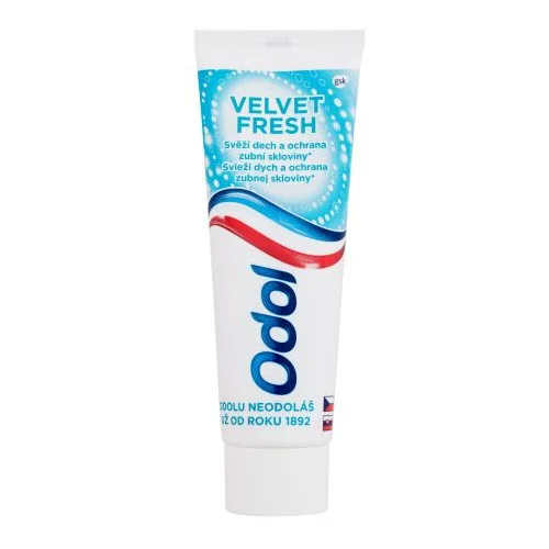 Odol Velvet Fresh zobna pasta s fluoridom za zaščito zobne sklenine 75 ml