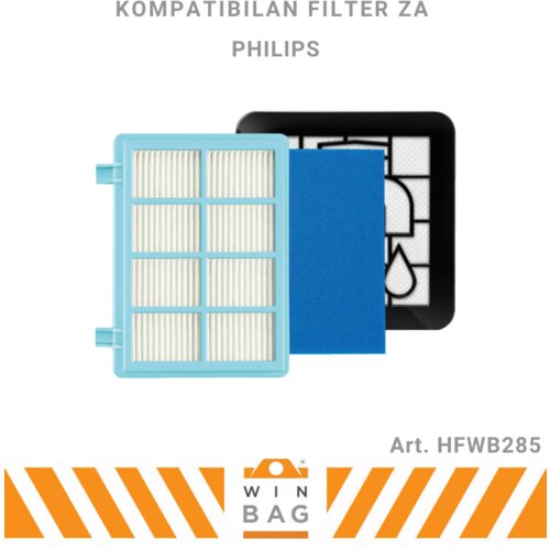 Filter za PHILIPS PoverPro Compact/PoverPro Active/Serie 5000 Art. HFWB285 Slike