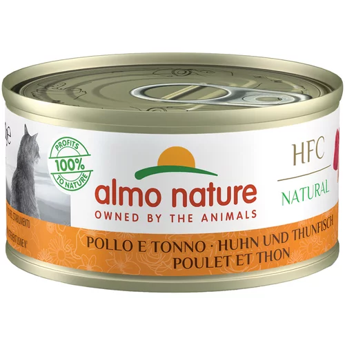 Almo Nature 70g Almo Nature 6 x 70 g - Huhn & Thunfisch