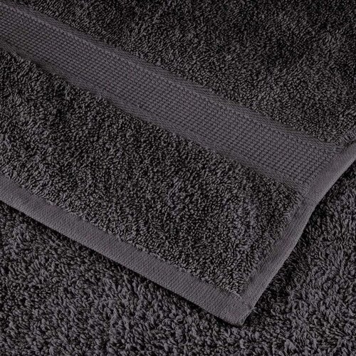 VidaXL Ručnici za kupanje 25kom antracit 100x150cm 600 gsm 100 % pamuk Slike