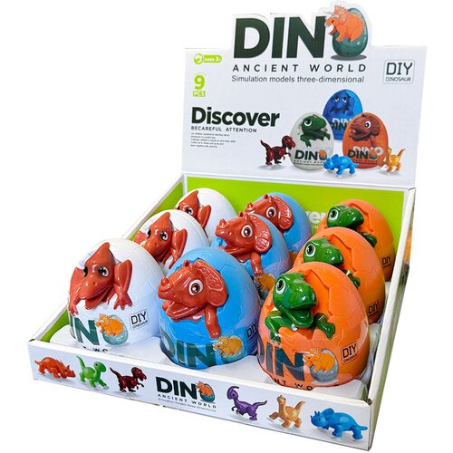  Dinozaver v jajcu za sestavljanje &amp;ndash; zabavna pustolov&amp;scaron;čina modra Slike