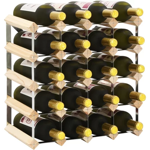 Stalak za vino za 20 boca od masivne borovine