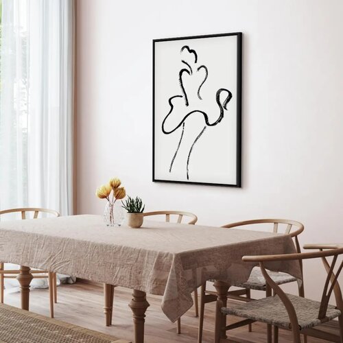  Slika - Marylin (1 Part) Vertical 80x120 U crnom drvenom okviru Slike