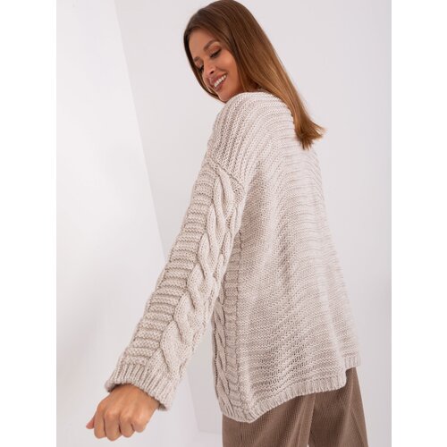BADU Sweater-BA-SW-8047.92P-beige Slike