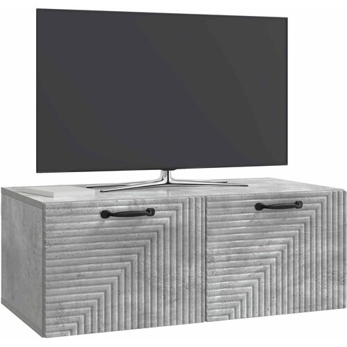  ormar za zid Zidne Betonska siva 78,5 x 41 x 30 cm Slike