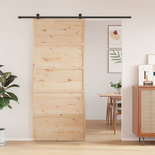 Furnova Hlevska vrata 90x208 cm trdna borovina, (21945156) Slike